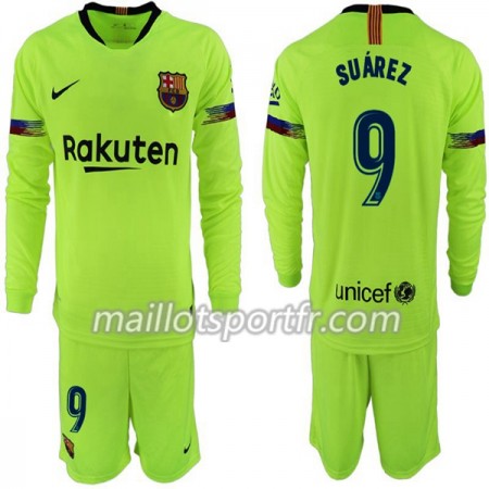 Maillot de Foot Barcelone Suarez 9 Enfant Extérieur 2018/19 ML